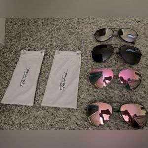 4 pair aviator sunglasses bundle⭐️FINAL OFFER